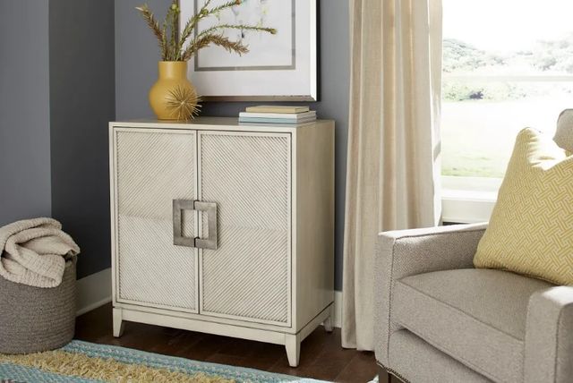 Hammary® Hidden Treasures Off-White Beaded Door Chest-1