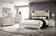Elements International Fort Worth White 2-Drawer Nightstand with USB-4