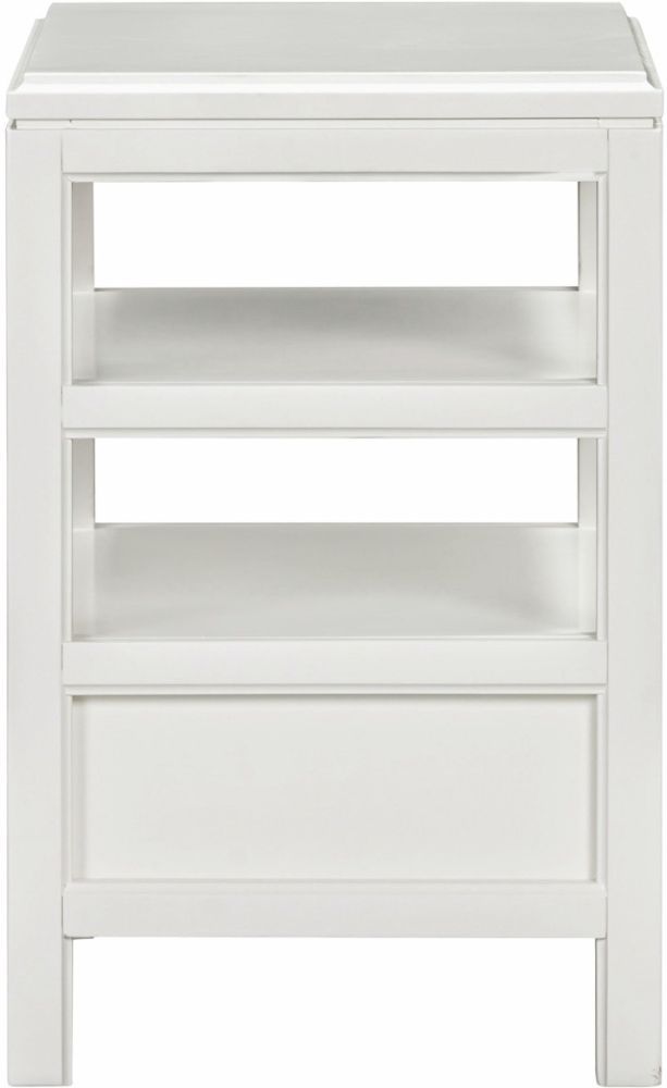 aspenhome® Alexander White Chairside Table-4