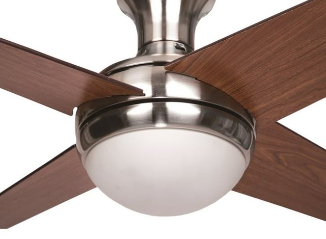 YHD Taysom Dark Wood/Nickel 52'' Indoor Ceiling Fan-3