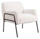 Zuo® Modern Charleston Ivory Accent Chair-0