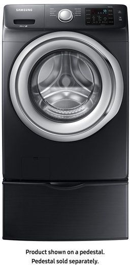 Samsung 4.5 Cu. Ft. Fingerprint Resistant Black Stainless Steel Front Load Washer-3