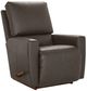La-Z-Boy® Kells Shitake Leather Manual Rocking Recliner-0