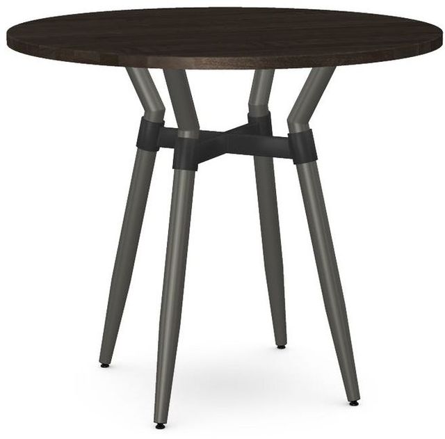 Amisco Customizable Link Solid Birch 42" Round Counter Height Table-0