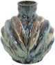 A & B Home Blue/Brown Reactive Glazed Accent Vase-2
