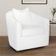 Franklin™ Maya Fabulous Snow Swivel Accent Chair-1
