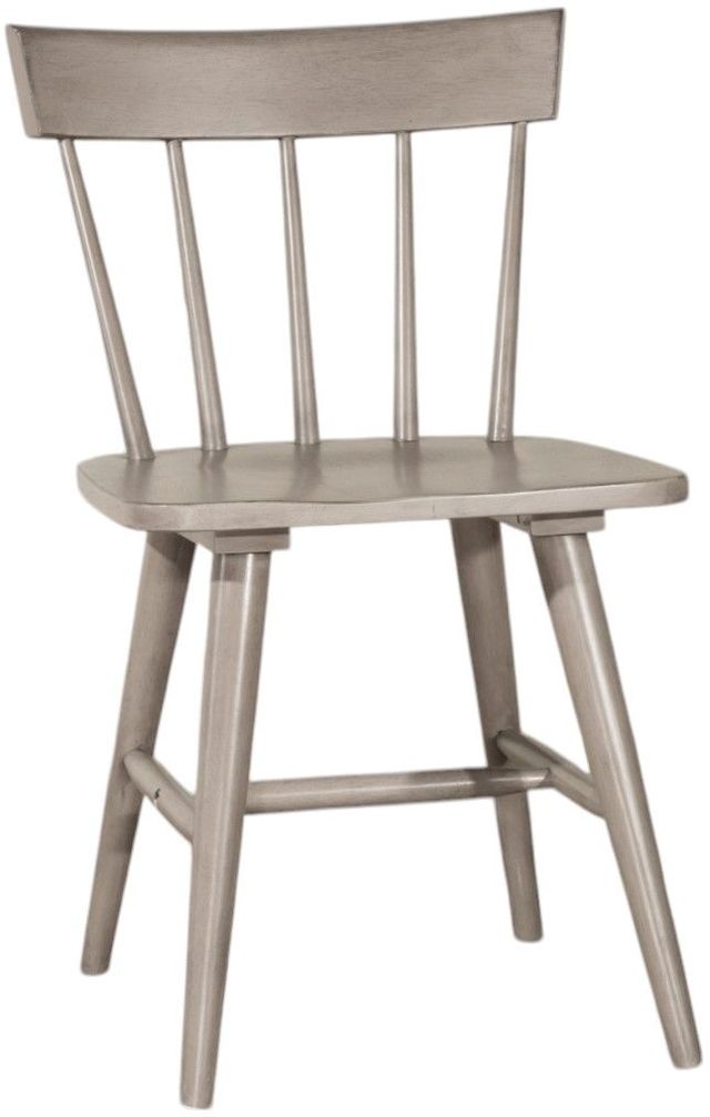 HH2 Home Mayson 2-Piece Gray Dining Chairs with Spindle Back-0