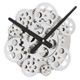 A & B Home Silver Wall Clock-0