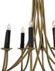 Bramble Flores Gold 30" Chandelier-4