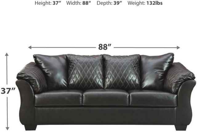 Signature Design by Ashley® Betrillo Black Sofa-1