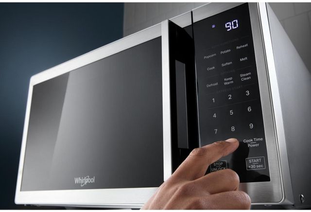 Whirlpool® 0.9 Cu. Ft. Stainless Steel Countertop Microwave-6
