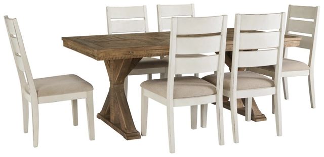 Signature Design by Ashley® Grindleburg 7-Piece Light Brown Dining Set-0