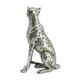 A & B Home Silver 5" Sitting Leopard-2