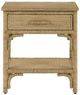 Currey & Company Olisa Natural and Washed Wood Nightstand-0