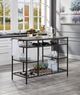 ACME Furniture Lona Black/Rustic Oak Kitchen Island-4