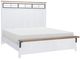 Legacy Classic Franklin Natural White Queen Window Panel Bed with Footboard Bench-0