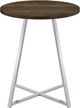 Coaster® Burkhart Brown Oak Bar Table with Chrome Base-1