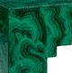 Chelsea House Malachite Green Cut Corner Table-1