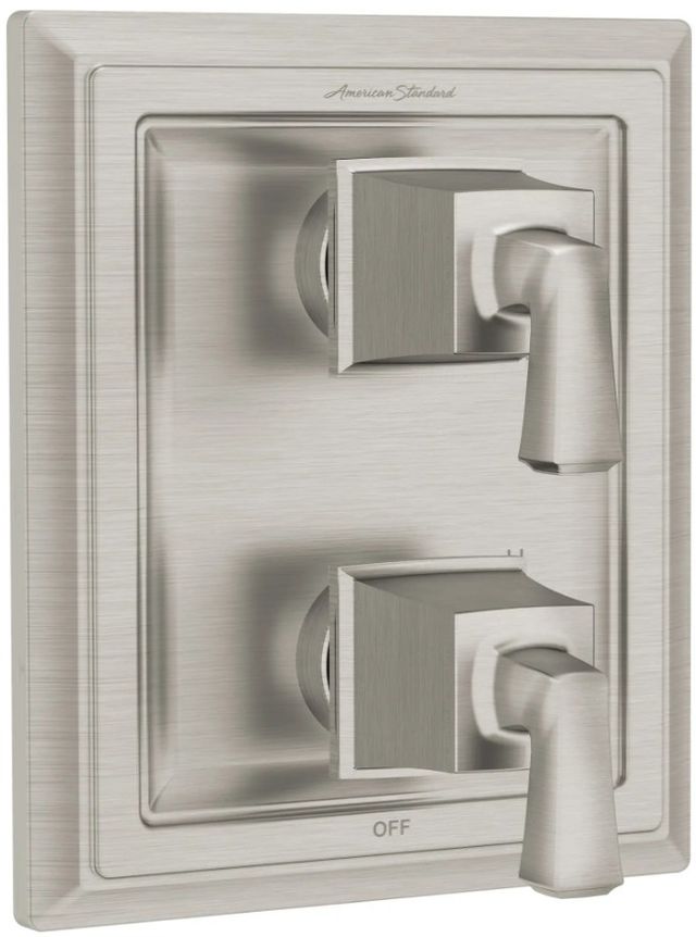 American Standard Town Square® S Brushed Nickel 2-Handle Integrated Shower Diverter Trim Only-0