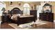 Furniture of America® Syracuse Dark Walnut California King Bed-2