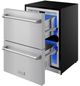 Thor Kitchen® Gordon Ramsay 24" 5.4 Cu. Ft. Stainless Steel Under-Counter Outdoor Freestanding Freezer Drawer-5