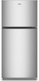 Réfrigérateur à congélateur supérieur de 30 po Whirlpool® de 19.3 pi³ - Acier inoxydable résistant aux traces de doigts-0