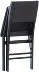 Linon Black 2-Piece Black Folding Dining Chair Set-4