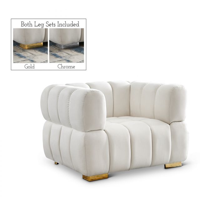 Meridian Furniture Gwen Cream Chair-0