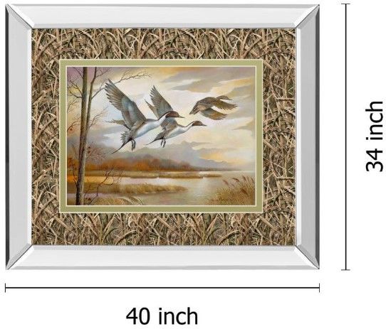 Classy Living Marshland Flight Wall Art-2