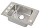 Elkay Lustertone® Classic Lustrous Satin Stainless Steel 25" x 17" x 7" 2LM-Hole Single Bowl Drop-in Classroom ADA Sink with Quick-clip-0