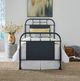 Liberty Furniture Vintage Navy Twin Youth Metal Rod Bed-1