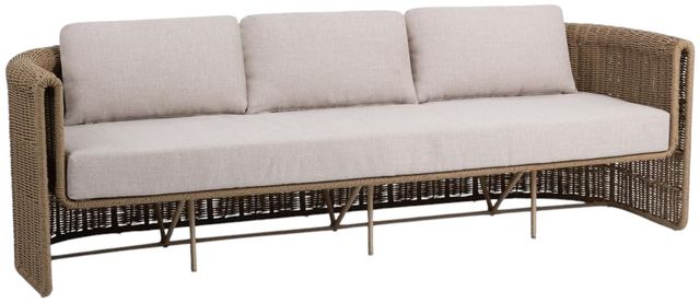 Classic Home Rami Natural Wicker Outdoor Sofa-0