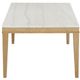 New Classic® Home Furnishings Essence White Marble Table Top with Natural Base-3
