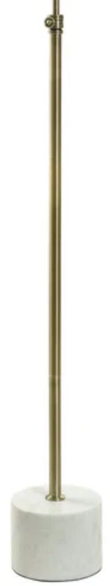 StyleCraft Gold/Urban/White Floor Lamp-2