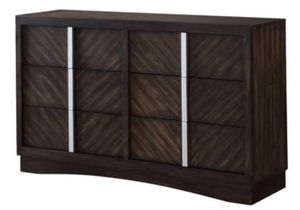 Bernards Manhattan Dark Brown Dresser | LFD Home Furnishing | McAllen,  Laredo, Brownsville, Rio Grande City, Eagle Pass, TX