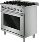 Bosch® 500 Series 36” Stainless Steel Pro Style Gas Range-3