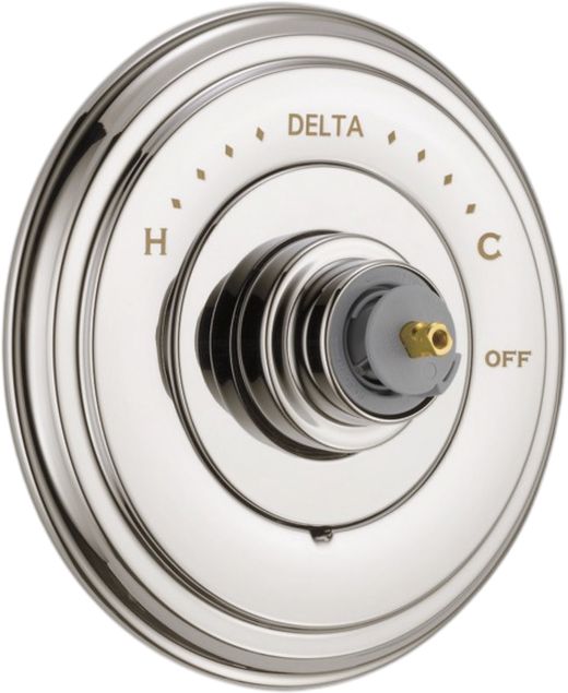 Delta Cassidy® Monitor® 14 Series Polished Nickel Less Handle Valve Only Trim-0