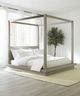 Modus Furniture Melbourne Mineral California King Canopy Bed-1