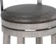 Sunny Designs™ Alpine Grey 24" Swivel Counter Stool-1