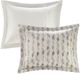 Olliix by Madison Park Signature Sanctuary Taupe/Gold Queen Comforter Set-2