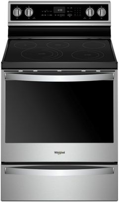 Whirlpool® 30" Fingerprint Resistant Stainless Steel Freestanding Electric Range