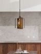 Cal® Lighting & Accessories Agrigento Black/Wood Mini Pendant-4