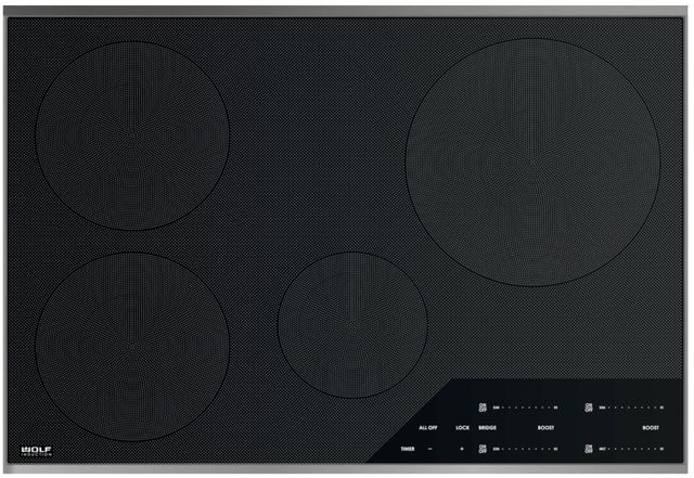 Wolf® 30" Stainless Steel Transitional Induction Cooktop-0