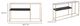 Moe's Home Collection Mies Black/Gold/White Console Table-2