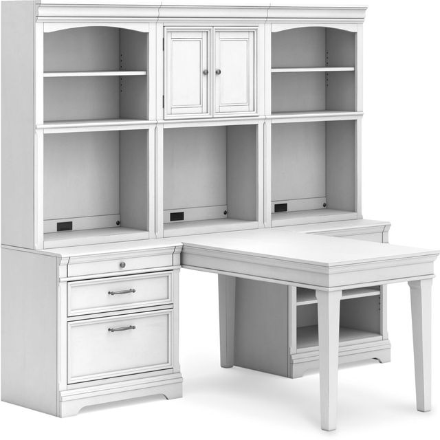 Signature Design by Ashley® Kanwyn Whitewash Bookcase Set-0