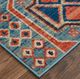 Feizy Nolan Orange/Turquoise 5' x 8' Rug-2