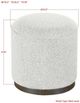 Forty West Stone White Ottoman-1