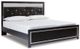 Signature Design by Ashley® Kaydell 6-Piece Black King Upholstered Panel Bedroom Set-1