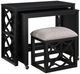 Homelegance® Salina 3-Piece Black Pack Desks with Stool Set-0
