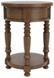 Riverside Furniture Eastlake Whiskey Oak Round Chairside Table-2
